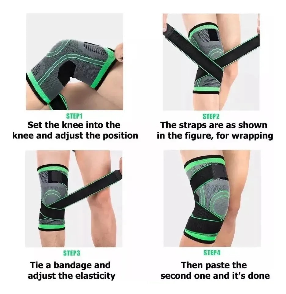 Rodilleras con compresión elástica